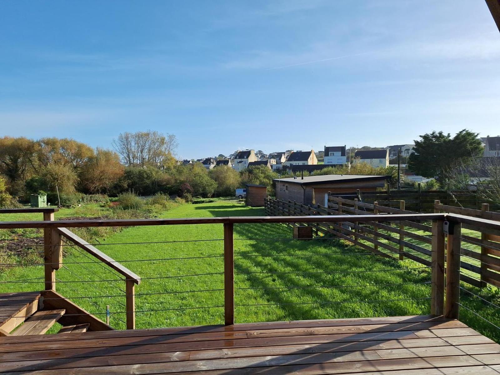 Le Tipi Bleu Tiny House Neuve Avec Terrasse Et Jardin Villa กามาเร-โซร์-แม ภายนอก รูปภาพ