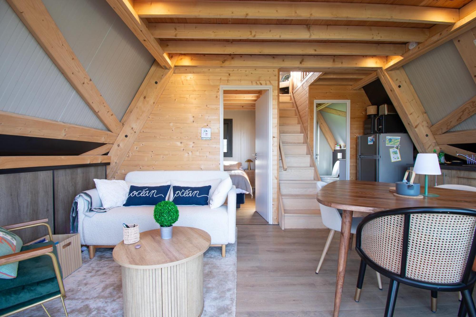 Le Tipi Bleu Tiny House Neuve Avec Terrasse Et Jardin Villa กามาเร-โซร์-แม ภายนอก รูปภาพ