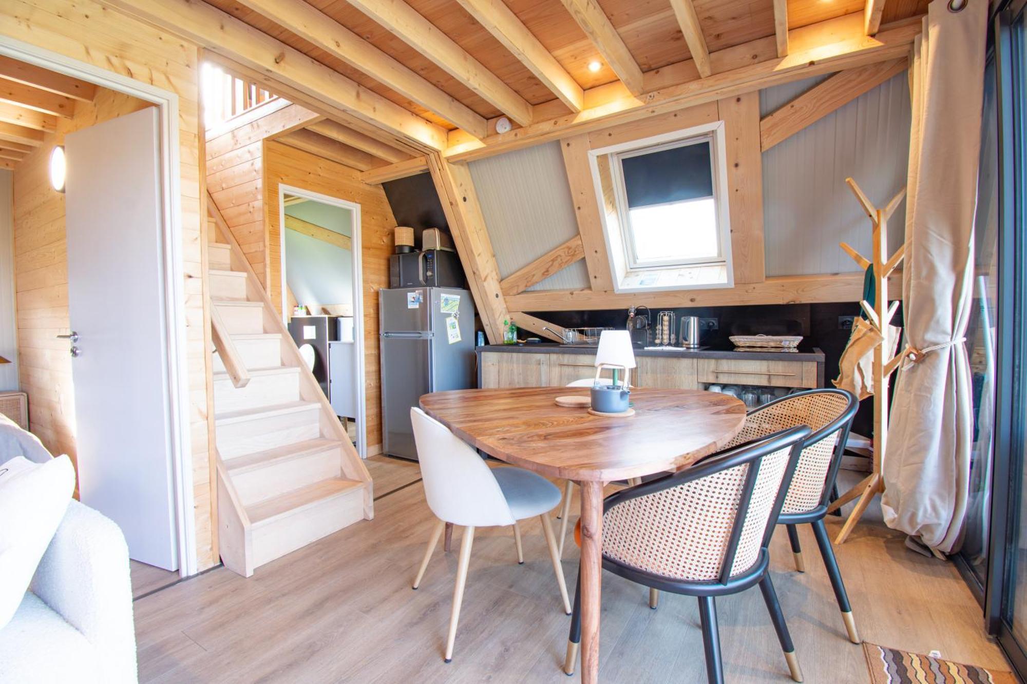 Le Tipi Bleu Tiny House Neuve Avec Terrasse Et Jardin Villa กามาเร-โซร์-แม ภายนอก รูปภาพ