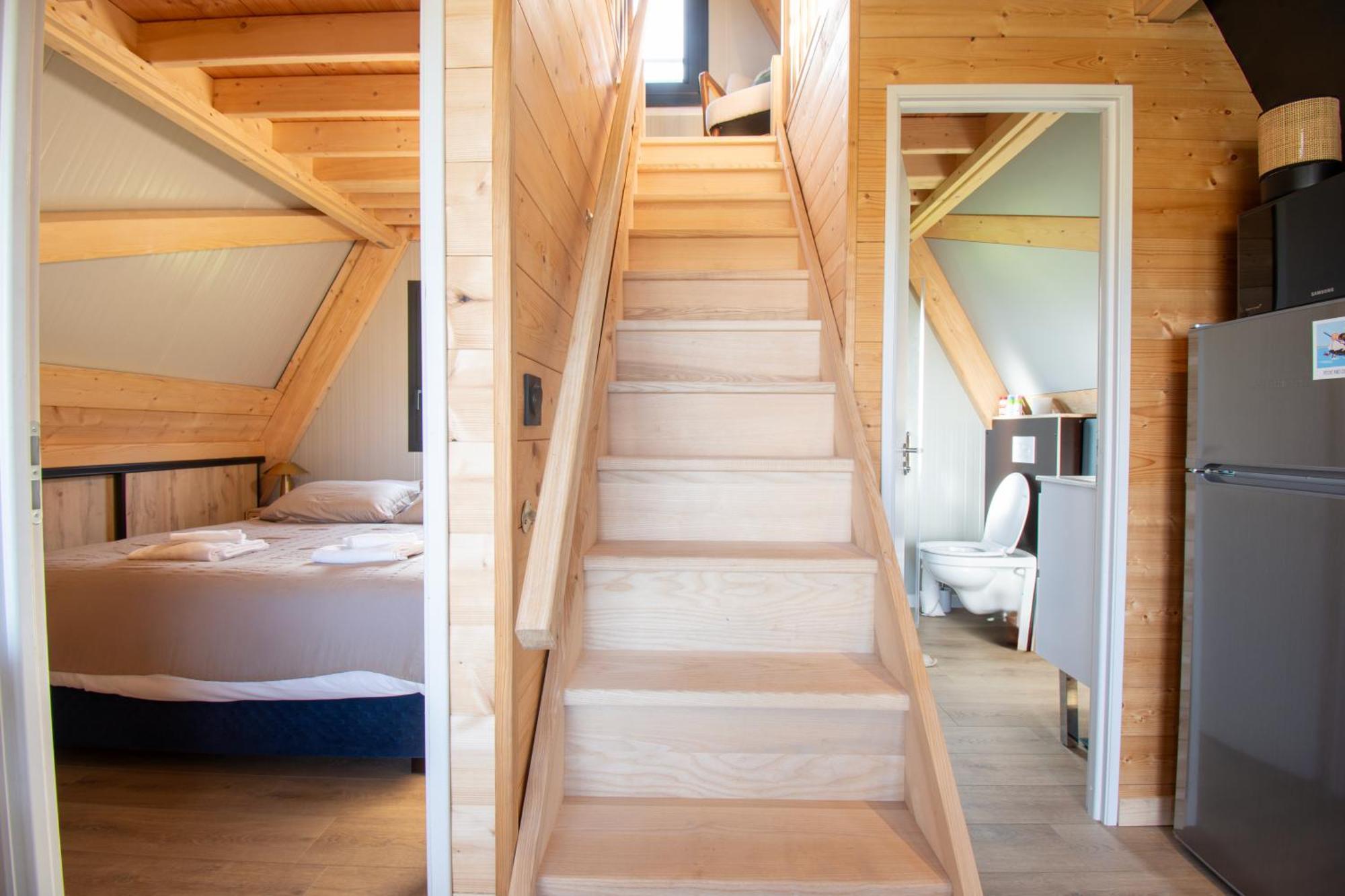 Le Tipi Bleu Tiny House Neuve Avec Terrasse Et Jardin Villa กามาเร-โซร์-แม ภายนอก รูปภาพ